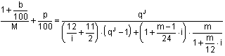 Formel für Iteration
